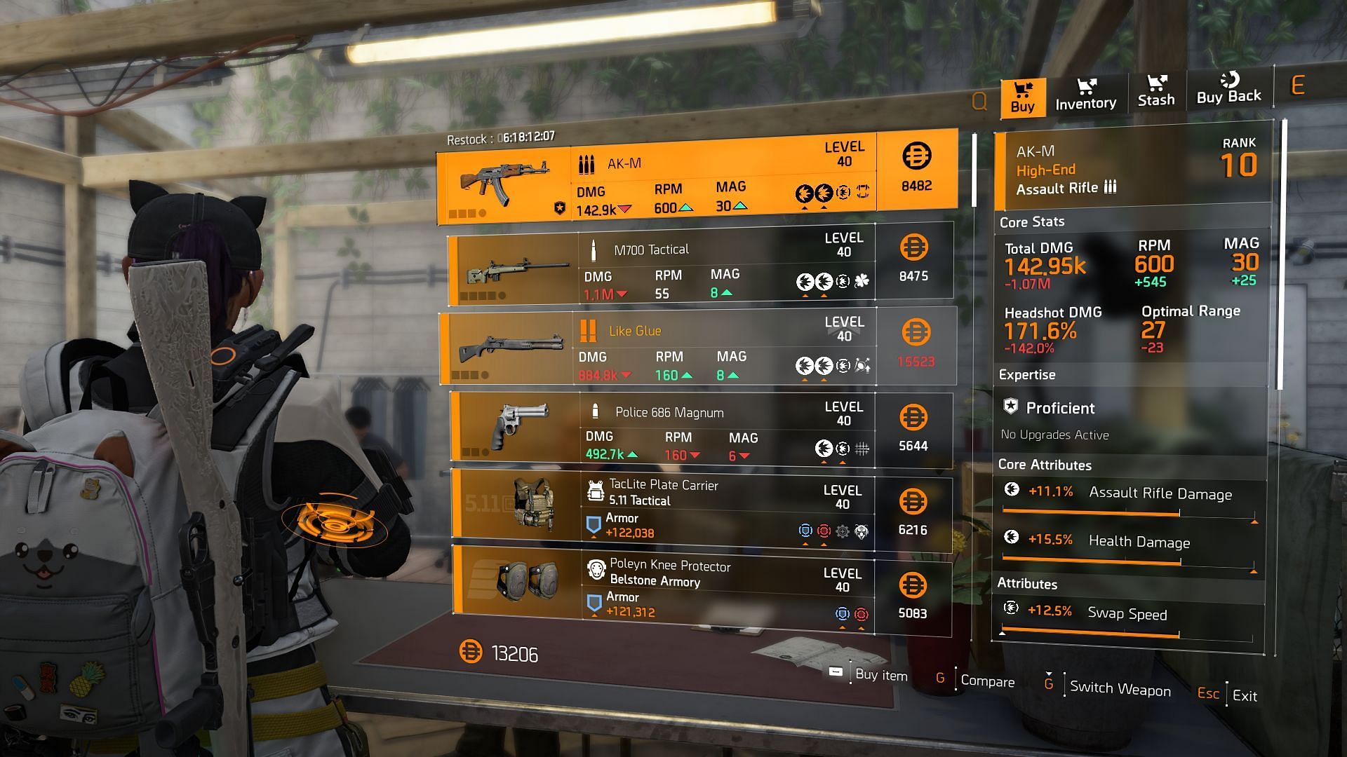 The Division 2 vendor at Haven Atrium (Image via Sportskeeda Gaming || Ubisoft)